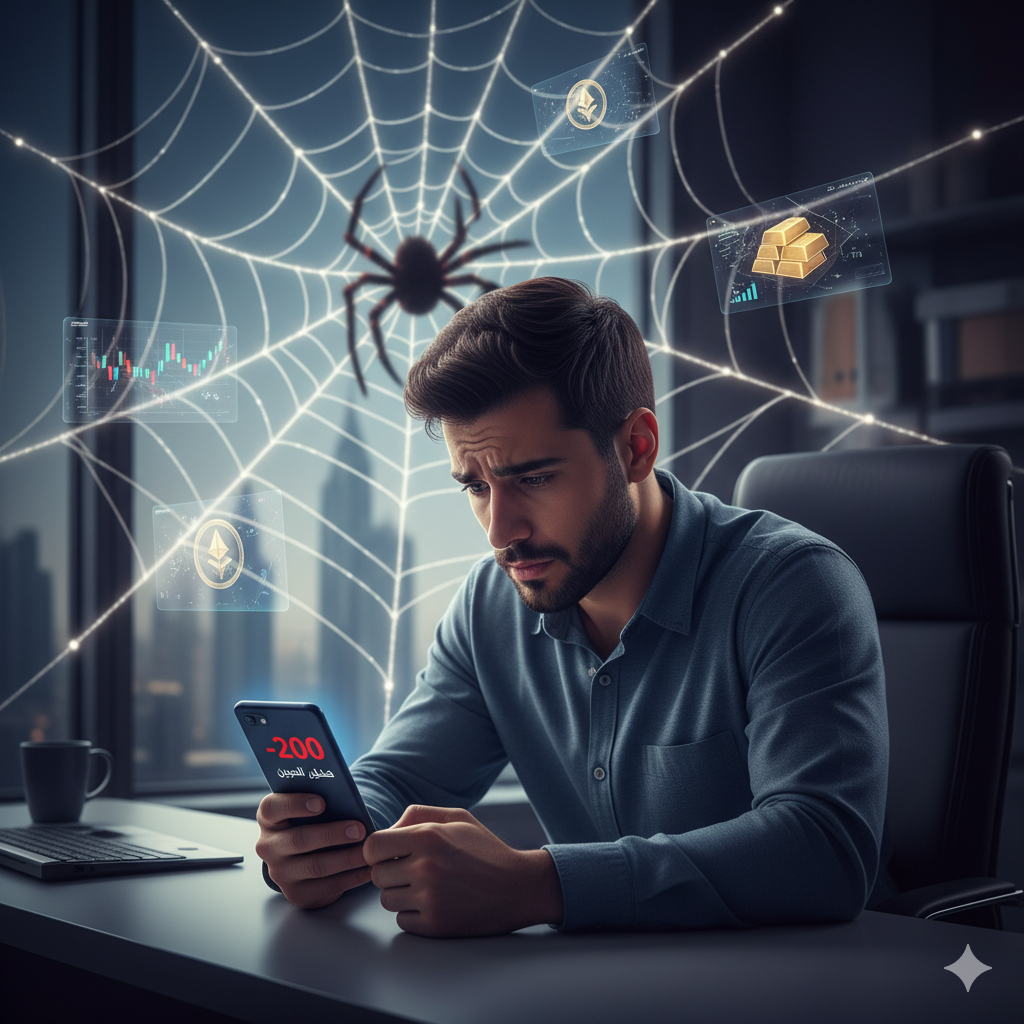 أحتيال مالي#تداول وهمي